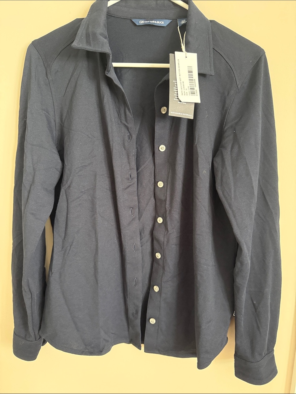 Dark Navy Button Down Shirt